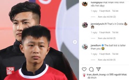Cầu thủ Việt kiều bị troll vì 'lùn' hơn cả cậu bé mascot