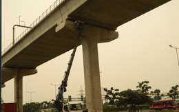 Thay gối cao su cho tuyến metro Bến Thành - Suối Tiên vừa bị rơi thế nào?