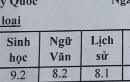 Nam sinh 'khóc ròng' khi điểm toàn 9-10 nhưng vẫn bị học sinh khá, dân tình nhìn vào biết ngay sai chỗ nào