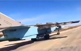 Clip: Trúng loạt đạn “thần sầu” của Thổ, Su-24 “rụng" ở biển lửa Syria