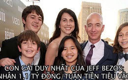 Cô bé bị bỏ rơi lúc mới sinh một bước thành con gái 'rượu' của tỷ phú Jeff Bezos, nhận 1,1 tỷ đồng tiền tiêu vặt mỗi tuần