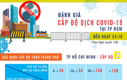 [Infographic] TP HCM đang ở cấp độ dịch 2 - vùng vàng