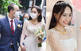 MC thời tiết Xuân Anh khoe hôn lễ không khách mời, không ảnh cưới, lên tiếng về thông tin chồng là đại gia