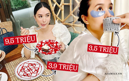 Bóc giá gốm sứ hàng hiệu của các 'thánh nữ' chịu chơi: Bình trà sương sương 16 triệu, đến cái thìa đi kèm cũng 11 triệu