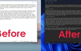 Microsoft giới thiệu phiên bản Notepad mới cho Windows 11, có chế độ nền tối giúp làm việc đỡ mỏi mắt hơn
