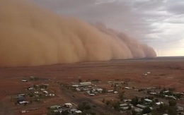 Bão bụi khủng khiếp như 'ngày tận thế' tấn công thị trấn ở Australia