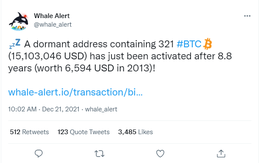 Bỗng dưng tìm lại được ví chứa 321 Bitcoin mua từ 2013, 'một ai đó' vừa trở thành triệu phú khi giá BTC đã tăng gấp 2350 lần