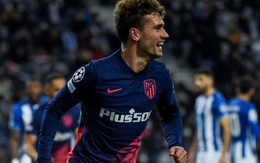 Griezmann hoá người hùng, Atletico giành vé đi tiếp trong trận cầu ngập thẻ đỏ