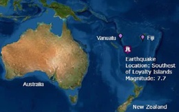 Động đất mạnh 7,7 độ tại Bắc New Zealand, cảnh báo sóng thần ở Nam Thái Bình Dương