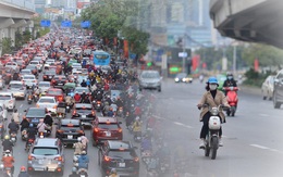 Hà Nội trong ngày làm việc đầu tiên của năm mới: Nhiều tuyến đường thông thoáng khác lạ, đường Nguyễn Trãi "thất thủ"