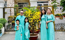 Hình ảnh hạnh phúc của Jimmii Nguyễn bên vợ và 3 người con