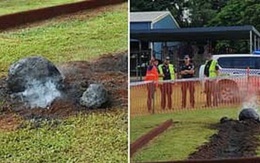 Sự thật 'thiên thạch' khủng rơi trúng sân chơi trong trường học ở Australia