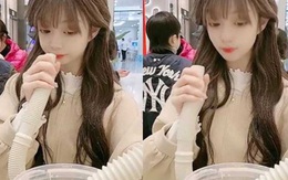 Uống sữa đậu nành bằng ống xả nước máy giặt ở nhà hàng, hotgirl của Trung Quốc phải hứng chịu "cơn mưa" gạch đá từ dân mạng