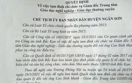 Bắc Kạn: Điều tra Giám đốc trung tâm giáo dục thường xuyên vì bị tố không đứng lớp vẫn nhận tiền