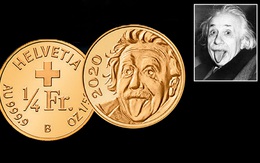 Đồng xu nhỏ nhất thế giới bằng vàng khắc hình ảnh của "bộ não vĩ đại bậc nhất lịch sử"