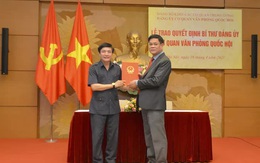 Chỉ định ông Bùi Văn Cường giữ chức Bí thư Đảng ủy cơ quan Văn phòng Quốc hội