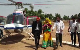 35 năm gia đình mới chào đón 1 cháu gái, ông bà mạnh tay thuê hẳn trực thăng để đón về