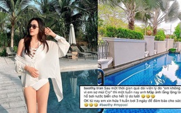 Bảo Thy khoe được ông xã đại gia chiều như 'bà hoàng', vợ lười bơi vì sợ mùi clo liền làm luôn bể bơi nước biển cho hết lý do!
