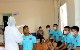 U22 Việt Nam được xét nghiệm Covid-19 trong ngày đầu hội quân