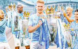 Man City chính thức vô địch Ngoại hạng Anh, Pep lập hàng loạt thành tích