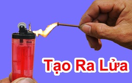 Làm thế nào tạo ra lửa từ chiếc bật lửa... hết gas, điều khó tin này lại có thể làm rất dễ dàng!