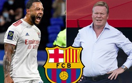 Depay chỉ đến Barcelona nếu Ronald Koeman ở lại