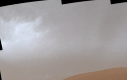 Tàu thăm dò Curiosity của NASA ghi lại cảnh tượng hiếm thấy trên bầu khí quyển sao Hỏa