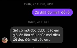 Nhắn tin báo lớp thi đỗ nhưng cô giáo ngó lơ, 5 năm sau bất ngờ trả lời 1 dòng khiến nữ sinh phải thét lên "trời ơi"