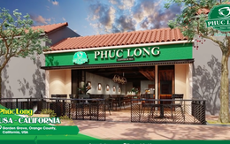 Phúc Long mở cửa hàng đầu tiên tại Mỹ: Thiết kế đậm chất Việt Nam với sân gạch đỏ, nhà mái ngói, tường khắc họa hình ảnh đồi chè