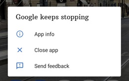 Ứng dụng Google gặp sự cố trên hàng loạt smartphone Android