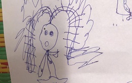 Bé gái 4 tuổi vẽ tranh tặng mẹ, thành quả 'fail lòi' toàn tập, nghe lý giải đến mẹ cũng phải ngượng chín mặt