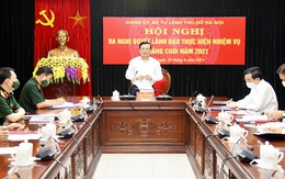 Đồng chí Đinh Tiến Dũng giữ chức Bí thư Đảng ủy Bộ Tư lệnh Thủ đô Hà Nội