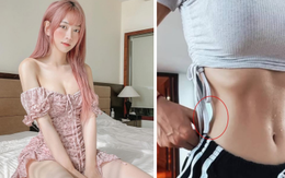 Mang danh hot girl phòng gym, cuối cùng Lê Bống lại phải nhờ đến photoshop để có vòng eo con kiến