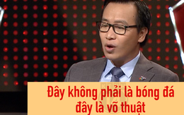 Trận bóng đi qua, BLV Biên Cương để lại 'rổ' quote: Đây không phải bóng đá, đây là võ thuật!