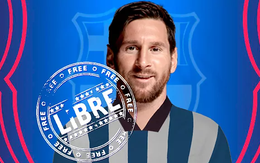 Messi chính thức trở thành cầu thủ tự do