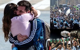Messi gây xúc động khi mang chức vô địch Copa America trở về Argentina