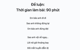 Đề Văn yêu cầu phân tích tình yêu tuổi 'ẩm ương', học trò hoang mang 1 thì netizen cũng 'xanh mặt' 10