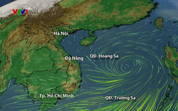 Xuất hiện vùng áp thấp trên Biển Đông, mưa lớn kéo dài