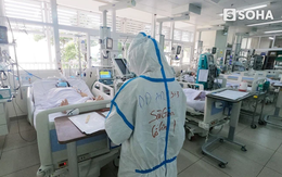TP.HCM: Xúc động dòng chữ "Sài Gòn cố lên!" bên trong phòng điều trị BN Covid-19 nặng và nguy kịch