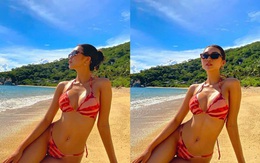 Hoa hậu Tường Linh được khen "đẹp từng centimet" trong bộ ảnh bikini mới đăng
