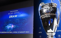Kết quả bốc thăm vòng play-off Champions League 2021-22
