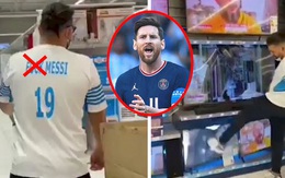 Fan cuồng Marseille mặc áo xúc phạm Messi, đập phá cửa hàng đồ điện tử