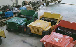 Thợ Việt tự chế 'Jeep tí hon': Giá từ 5,5 triệu, 2 phiên bản, người lớn có thể chạy offroad 'nhẹ' với tổng tải trọng 400kg