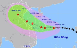 Bão Côn Sơn liên tục tăng cấp và mạnh thêm, có thể hướng về miền Trung