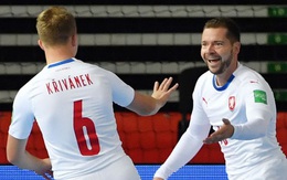 Đối thủ cạnh tranh trực tiếp của futsal Việt Nam thua đậm CH Czech ở trận ra quân World Cup 2021