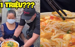 YouTuber xách tô đi mua 'bánh canh cua 1 triệu' đắt nhất Sài Gòn, lúc nhìn thành phẩm dân mạng liền phán ngay một câu