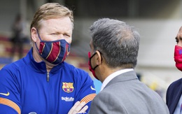 Sếp lớn Barcelona bác tin sa thải HLV Koeman