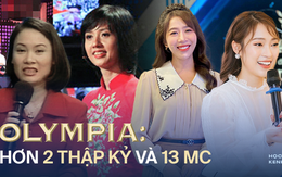 Sự thay đổi MC Đường Lên Đỉnh Olympia trong 22 năm: Thế hệ đầu giờ toàn là sếp lớn VTV, thế hệ sau tài năng không kém, profile toàn đỉnh cao