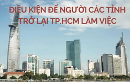 Người lao động các tỉnh cần điều kiện gì để trở lại TP.HCM làm việc?