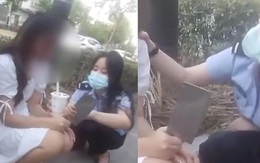 Clip: Nữ cảnh sát ''thu phục'' cô gái cầm dao phay bằng đúng một cốc trà sữa, dân mạng ca ngợi vì lối hành xử quá nhân văn